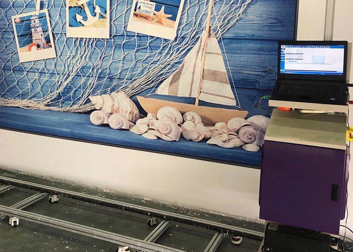 CMYK 120w dx-10 van de Muurinkjet van EPSON 3D Printer For Wall Painting