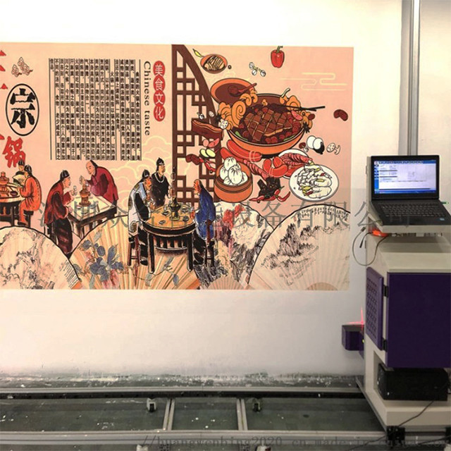 De machine van het de inktmuurschilderij van CMYK 12㎡/h 720X1080DPI 400ml